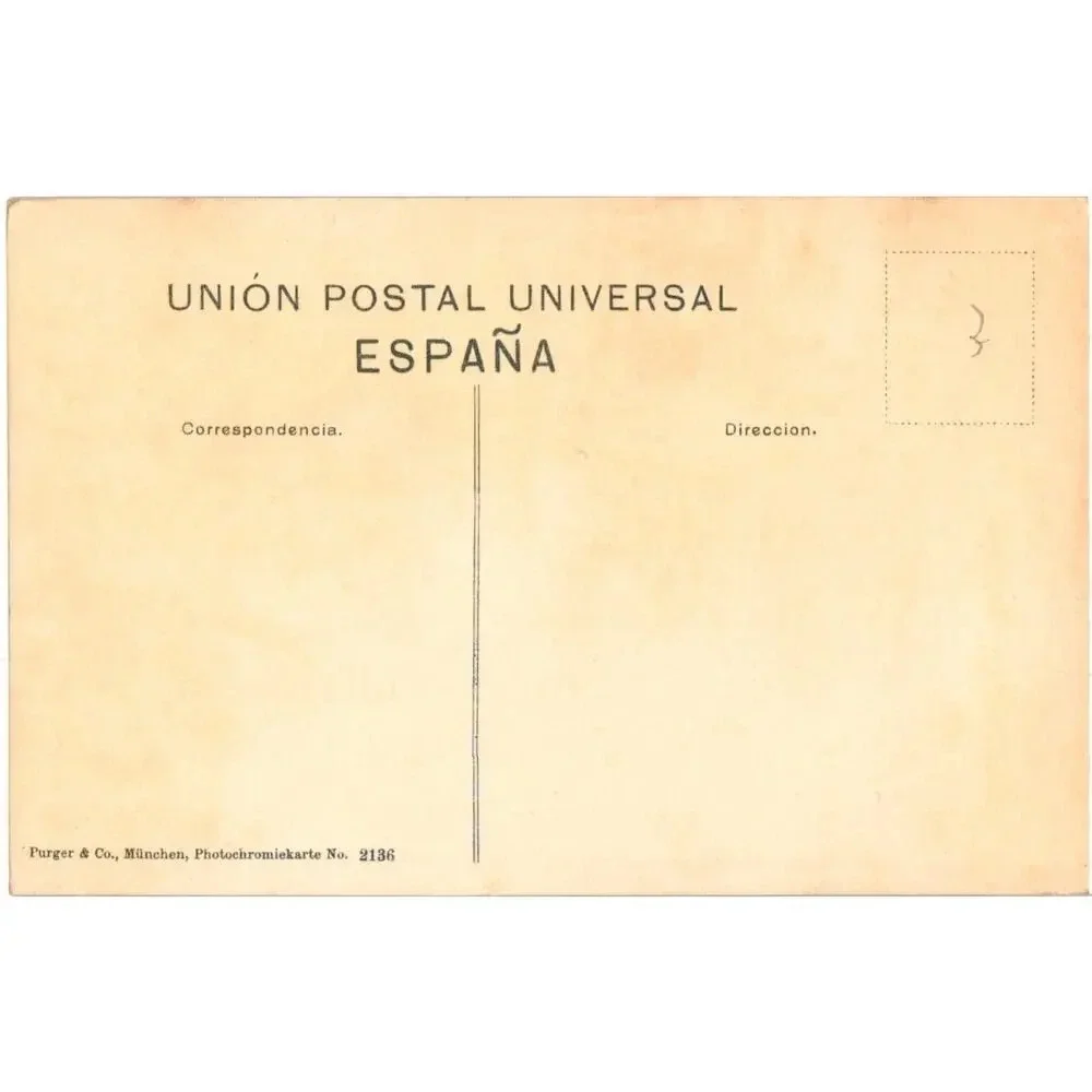American Vintage elegant postcard
